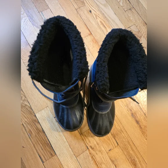 Sorel 1964 PAC Nylon Waterproof Snow Boots in Navy, Black | Mens Size 10 - Picture 11 of 16